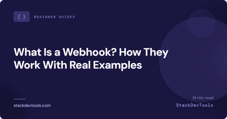What Is a Webhook? How They Work With Real Examples